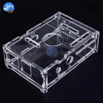 

Transparent Clear Acrylic Case Shell Enclosure Computer Box Kit for Raspberry Pi