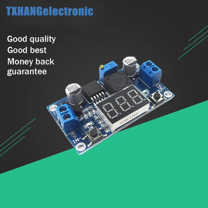 

LM2596 Buck Step-down Power Converter Module DC 4.0~40 to 1.3-37V LED Voltmeter