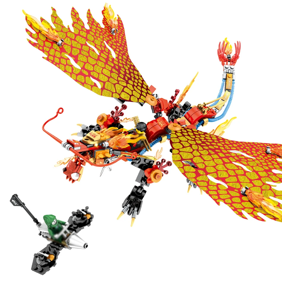 

Sembo block 4 styles dragon Knight building blocks 2 Ninjagoes mini action figures enlighten Educational brick toys for children