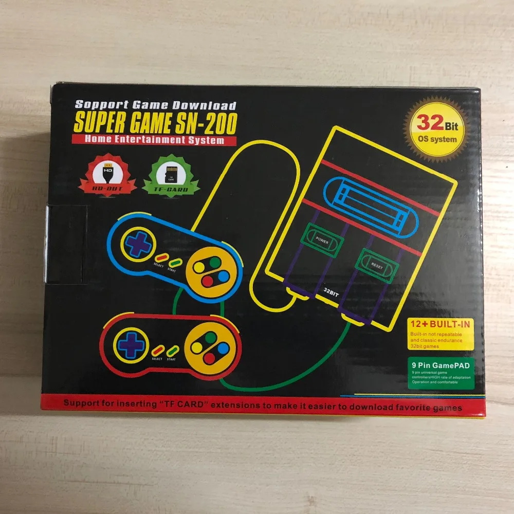 

2019 HDMI HD Out Super Classic Game Console With SuperGames and SEGA games 32Bit Support Add Games Save Game Progress