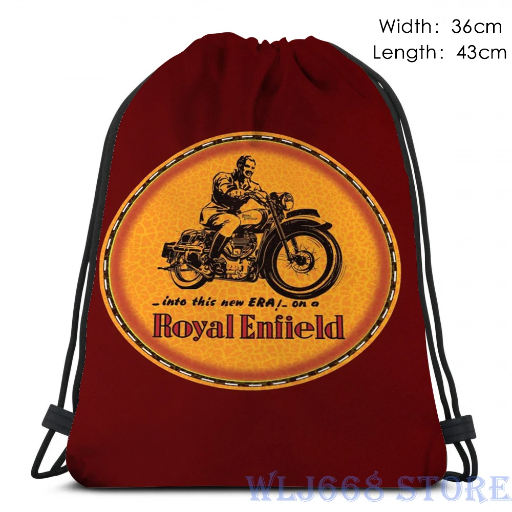 Забавные графические сумки с принтом через плечо женские Королевский Энфилд мотоциклы рюкзак на одно плечо путешествия для мужчин спортивная сумка