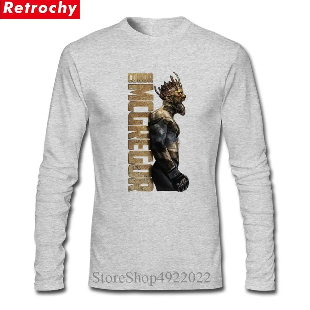 

Summer Men T Shirt The King Of Conor McGregor MMA Notorious T-Shirts Awesome UFC MMA Fighter Shirts 100% Cotton Tshirt Camisetas