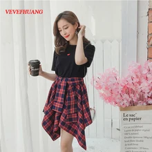 Японская женская Зимняя шерстяная юбка вечерние юбки с высокой талией в студенческом стиле, клетчатая юбка-пачка плиссированная клетчатая юбка для леди