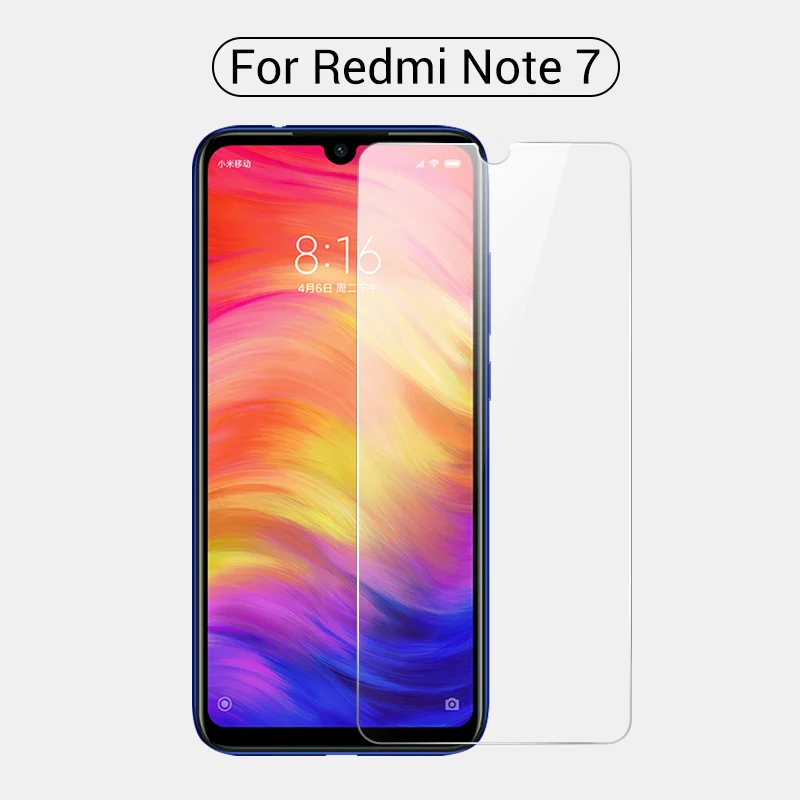 PZOZ для Xiaomi mi 8 9 cc9 Red mi 5a стекло закаленное Pocophone F1 6a mi A2 Lite Защитная пленка для экрана красное mi Note 5 6 7 pro стекло - Цвет: for redmi note 7