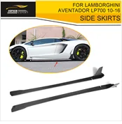 Карбоновые боковые юбки для автомобиля фартук для губ Lamborghini Aventador LP700 LP700-4 Roadster Pirelli 10-16