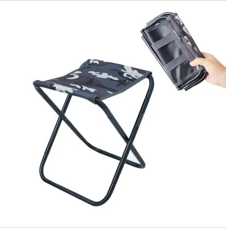 في الهواء الطلق كرسي بلا ظهر قابل للطي 7075 الألومنيوم الصيد كرسي المحمولة السفر تنزه الذاتي القيادة كرسي الشاطئ قطار كرسي بلا ظهر قابل للطي