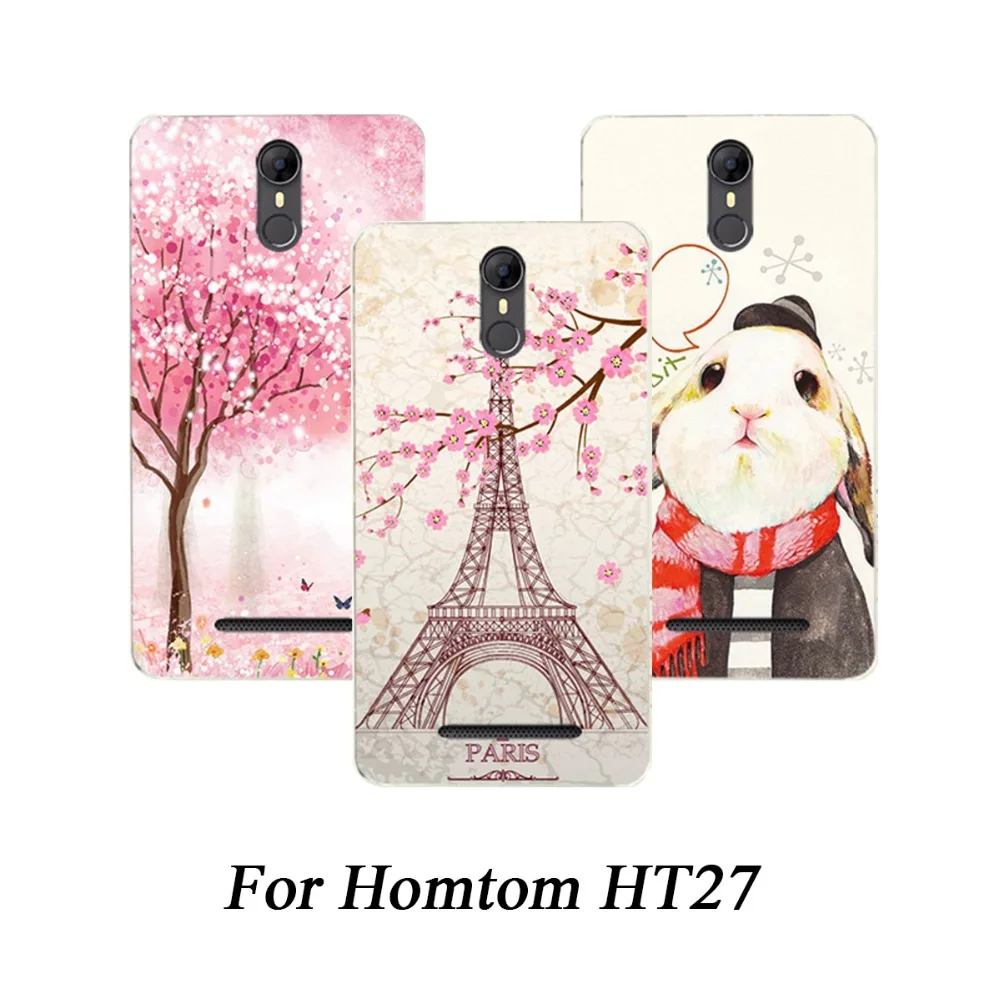 

Painted Phone Case For Homtom HT50 Cases Sincone Full Cover For Homtom S8 HT27 HT3 HT37 HT7 HT17 HT50 Case Fundas Capa