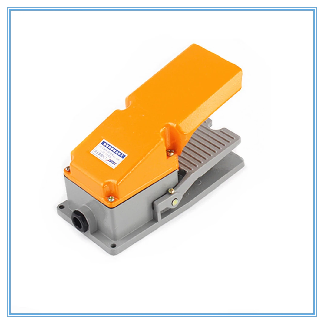 LT4 FOOT SWITCH PEDAL 5 A climatisation 380 V 15 A 250 V matériel en Aluminium Jaune