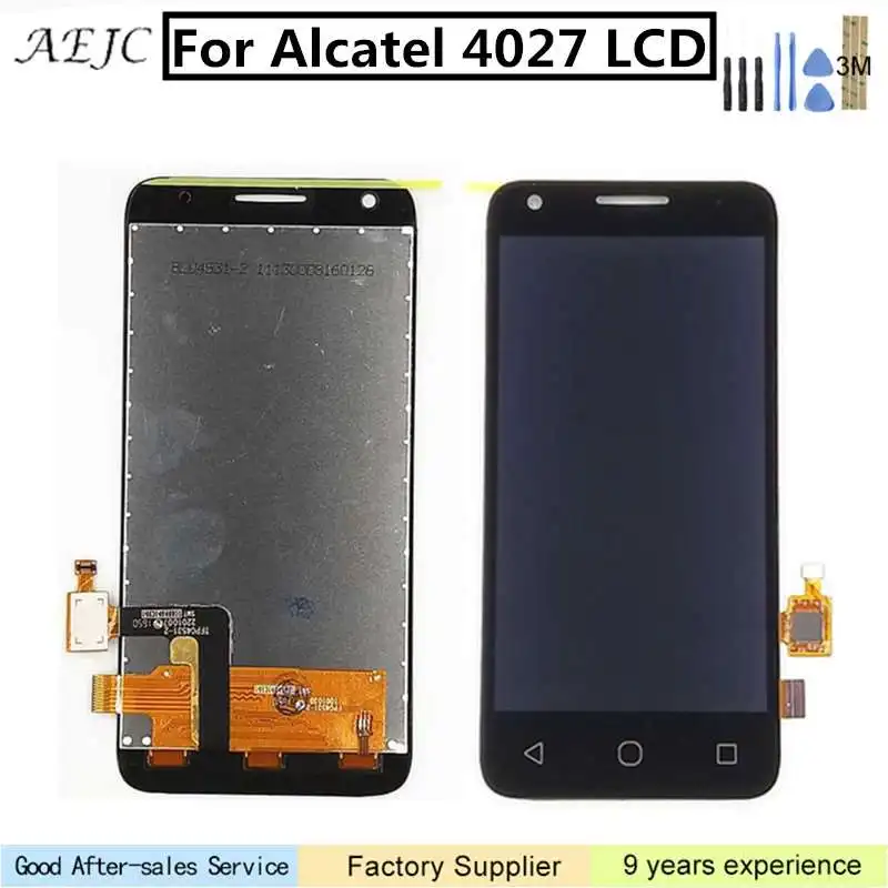4 5 &quotдля Alcatel One Touch Pixi 3 4027D 4027X OT4027 4027 OT5017 OT5017E OT5017D ЖК-дисплей кодирующий