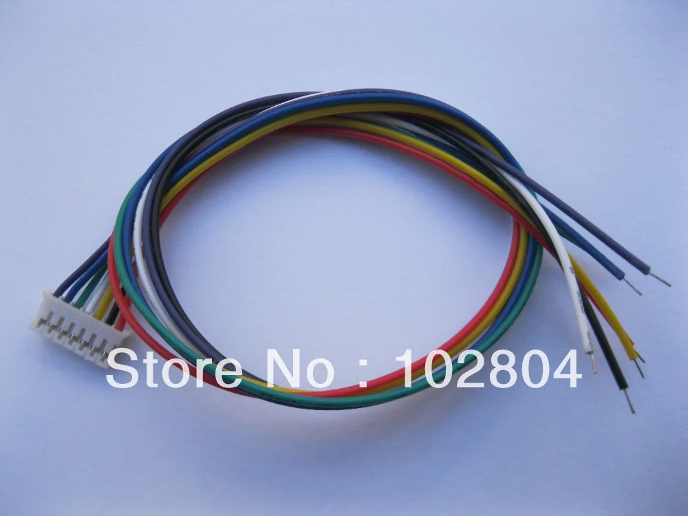 

1000 pcs PH 2.0mm 7 Pin Female Polarized Connector with 26AWG 7.9inch 300mm Leads