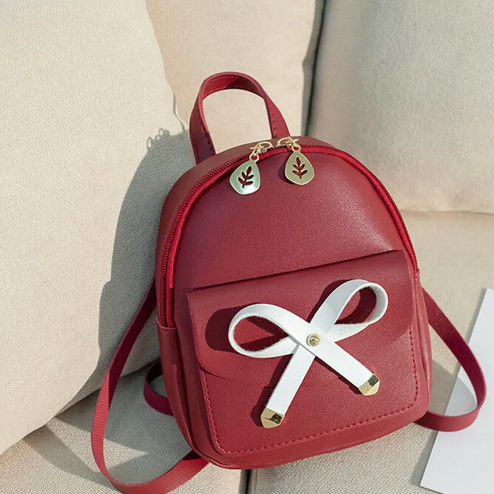 

PU soft leather women casual small packet preppy style girls rucksacks female shopping bags ladies backpacks