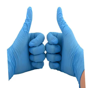 

touch screen Disposable rubber nitril gloves Car Repair Wearing Anti-oil gloves XL fit for hand palm wide 10-11CM