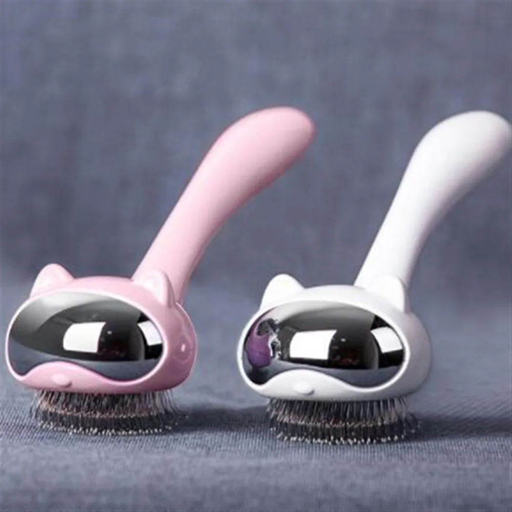 10 шт. Hateli Pet расческа для собак собака кошка для ухода и чистки Deshedding Щетка для вычесывания животных продвижение кровообращение расческа