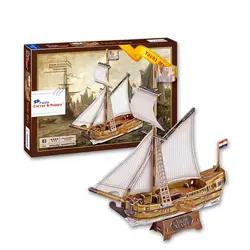 Кэндис Го! 3D головоломки Умный & Днем бумажная модель DIY собрать игрушки Нидерланды Голландия яхта Мэри корабль лодка подарок на день