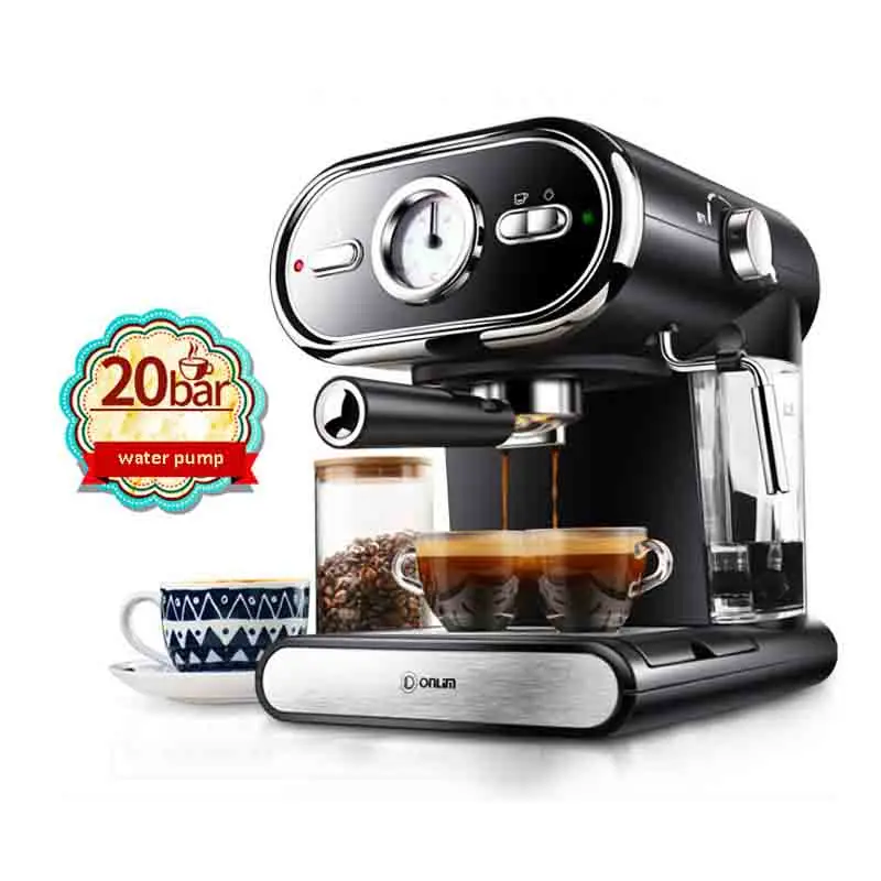 220V semi automatic espresso machine 20bar Italian coffee Full Temperature Control pump pressure for shops or home 1000W | Бытовая