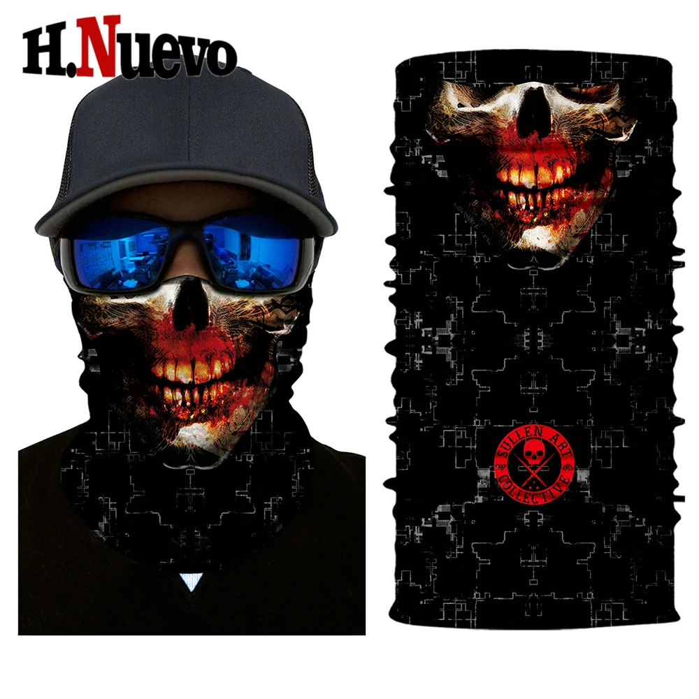 HR040753 for motorcycle skull face mask balaclava winter biker masque bandana