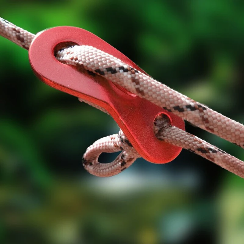 10 قطعة/المجموعة في الهواء الطلق التخييم العين الألومنيوم paracord مشبك خيمة حبل الاكسسوارات الرياح حبل مشبك خيمة السماء الستار الرياح مشبك