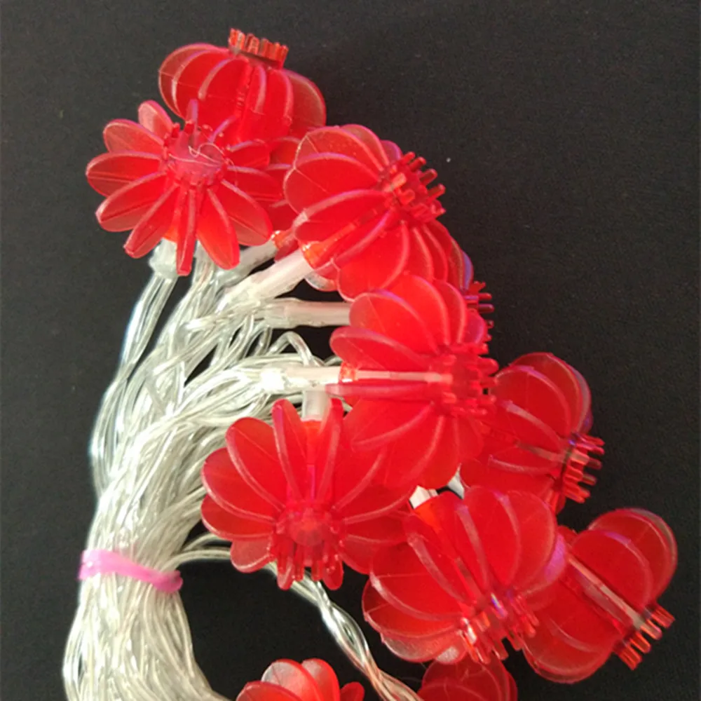 super red chinese lights