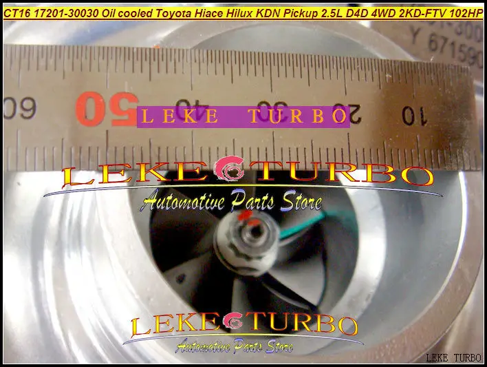 CT16 17201-30030 17201-30120 Oil cooled Toyota Hiace Hilux KDN Pickup 2.5L D4D 4WD 2KD-FTV 102HP turbocharger (5)