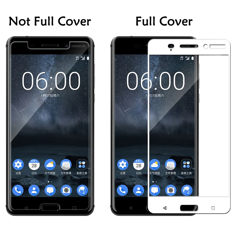 2 шт для Nokia 5 закаленное стекло Nokia 5 Защитное стекло для экрана для Nokia Lumia 5 Nokia5 TA-1053 полное покрытие стеклянная пленка