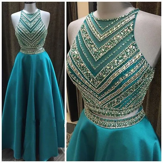 teal sparkly dress