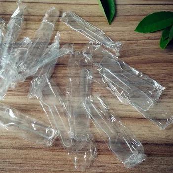 

Small! 4500 Pieces 7.5cm Wrapped Disposable Spoons Plastic Spoon Pudding Ice Cream Cake Biscuits Spoons Gelato Yogur