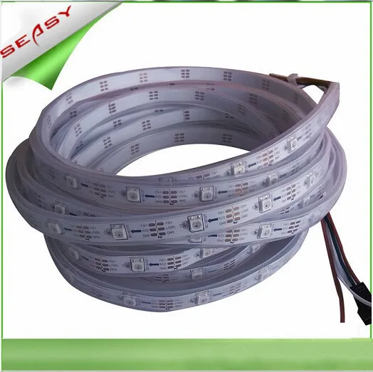 

WS2812 DC5V 60LEDs/M Dream Magic Color LED strip,5050 RGB strip Waterproof DIY pixel matrix display