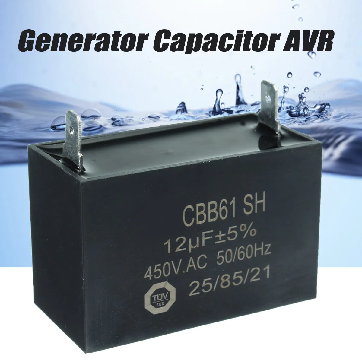 

Becornce 1PC Generator Capacitor AVR 209773GS 12uF 450VAC E300697 Capacitors