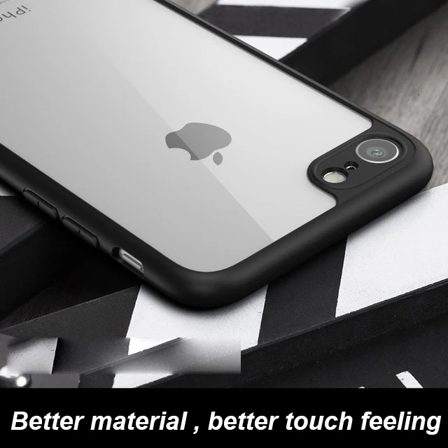 Original GU JIANG slim high-end 0.28mm transparant silicon case for iphone 7 8 plus (5.5') in stock iphone7 8plus 5.5 inch |