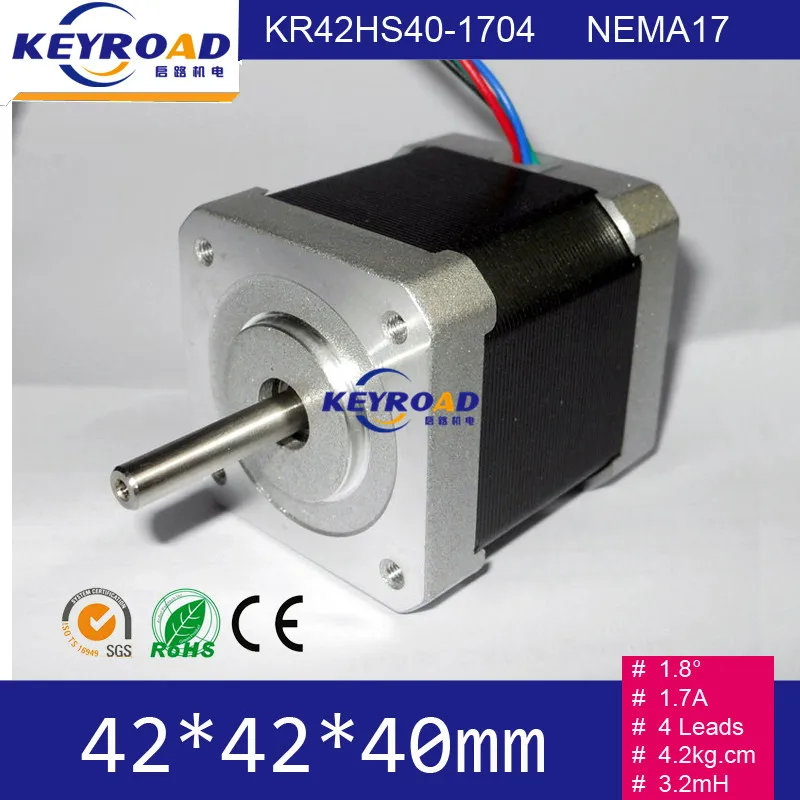 

42mm 2phase Hybrid high torque mini nema17 84oz. 1.7a arduino Stepper Motor 42BYGH For CNC XYZ Robot and 3D Printer