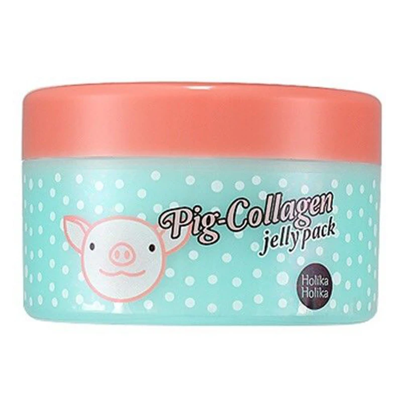 Holika Holika Pig Collagen Jelly Pack 80g korean Pig Placenta Face Mask Facial Skin Care Smooth