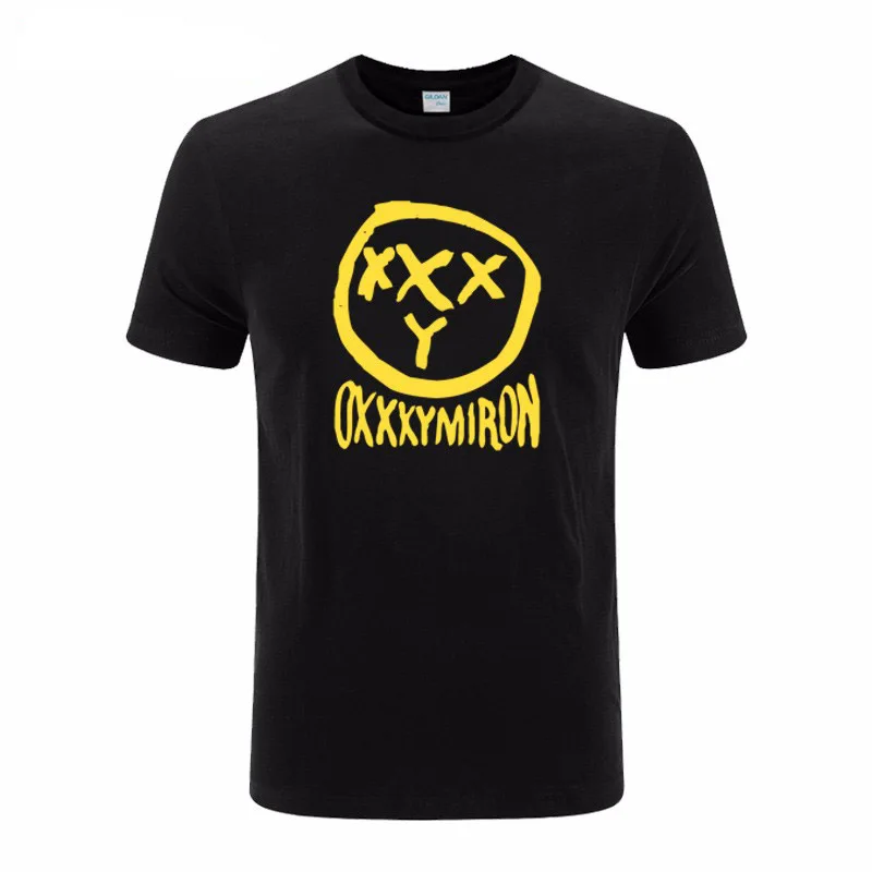 

Mens t shirts fashion 2017 OXXXYMIRON printing t shirt cotton leisure O neck short sleeved euro size t-shirts hip hop t shirts