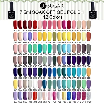 

UR SUGAR UV Nail Gel Polish Candy Series Nail Color Coat Base & Top Gel Varnish Soak Off UV Nail Art Gel varnish