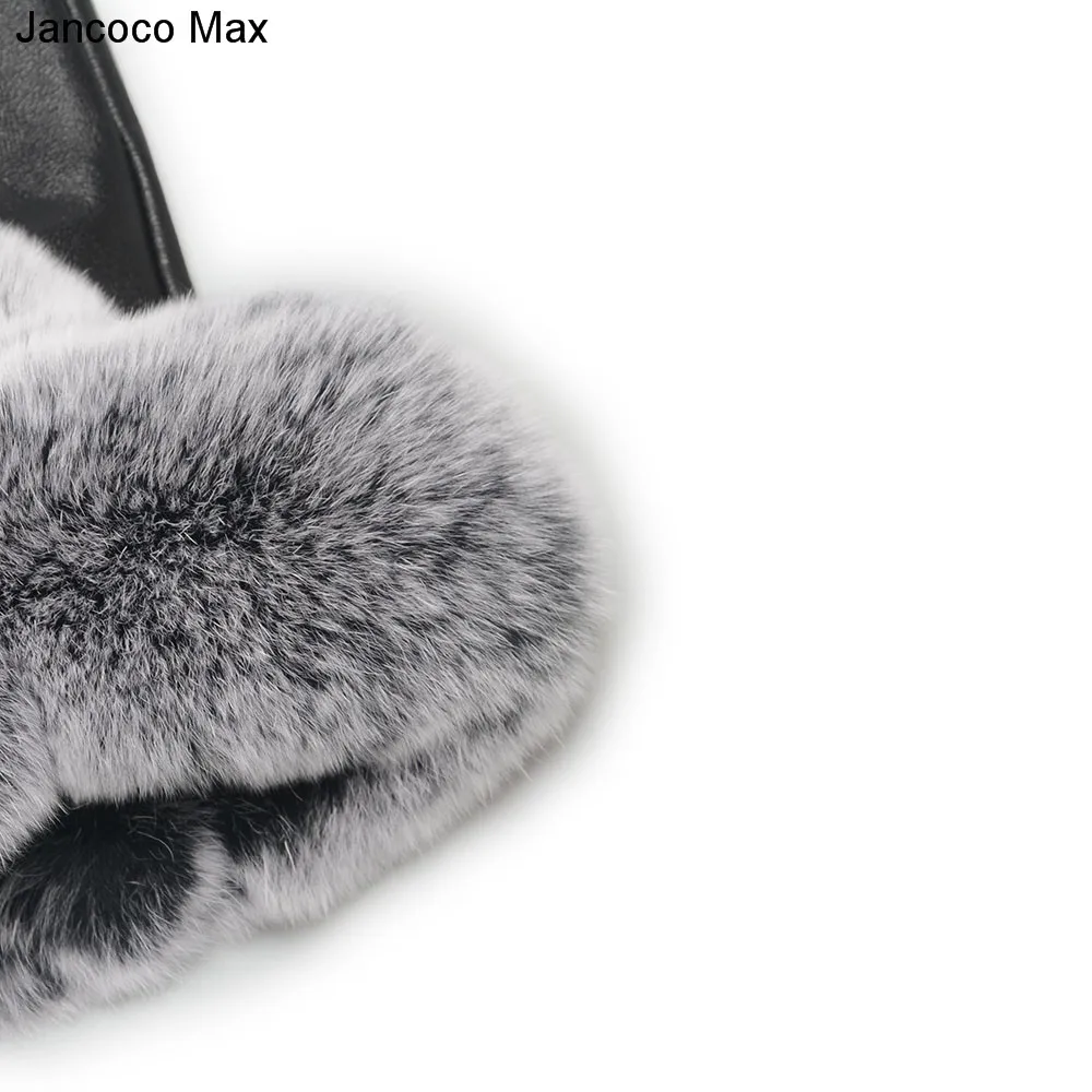 Jancoco Max 2019 перчатки с сенсорным экраном для женщин из натуральной овечьей кожи