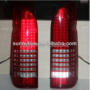 

For TOYOTA HIACE Full LED Tail Lights Rear Lamps Red Color 2005-2009 Year