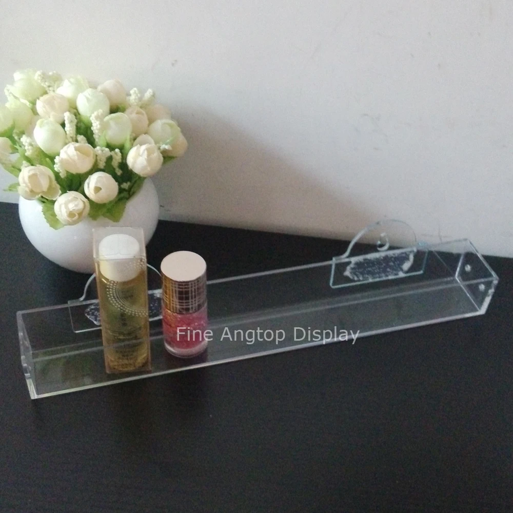 Buy Wall Mounted Transparent Acrylic Nail Polish Stand