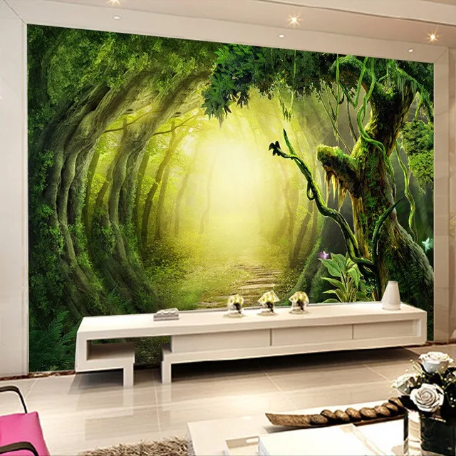 beibehang 3d wall paper forest trail custom 3d beibehang 3d wall paper forest trail custom 3d
