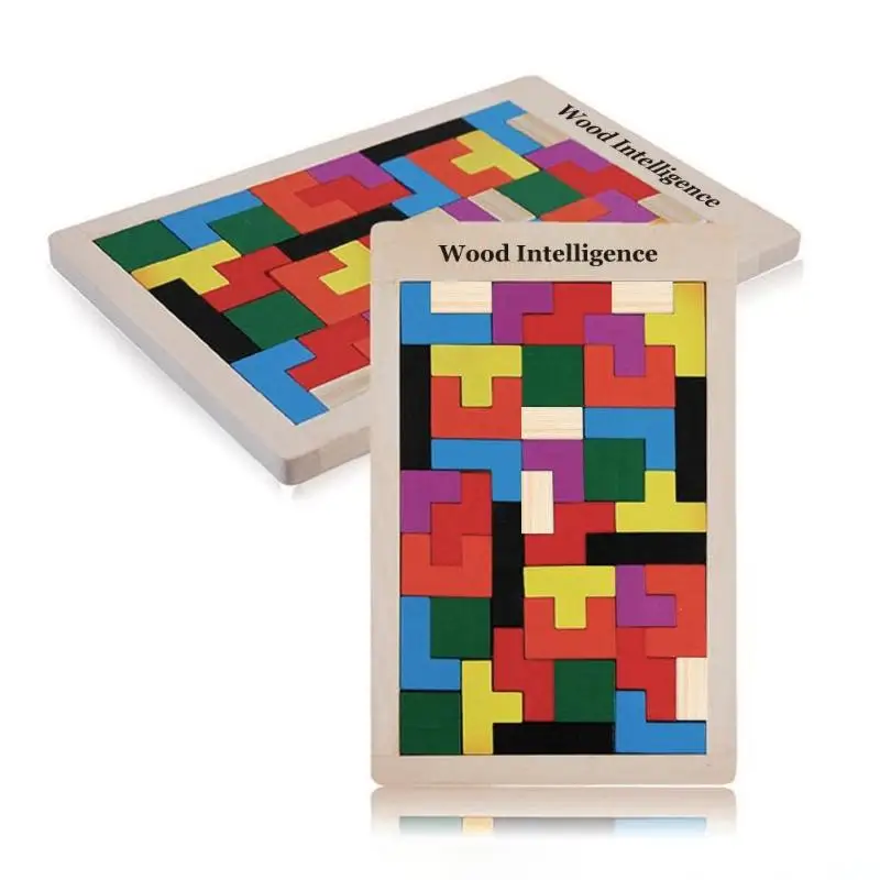 Tangram головоломка, игрушки, красочные деревянные игрушки, тетрис, игра, дошкольное волшебство, Интеллектуальные развивающие игрушки, детский подарок, Забавный