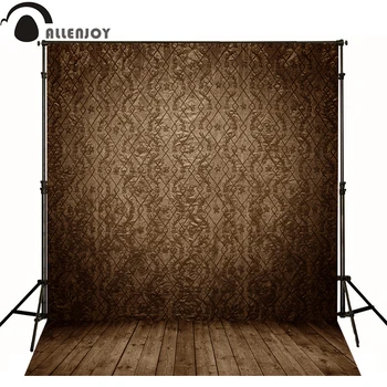 

AllEnjoy photography backdrops Damascus floor brown elegant kids photo backgrounds vinyl photocall photographic studio