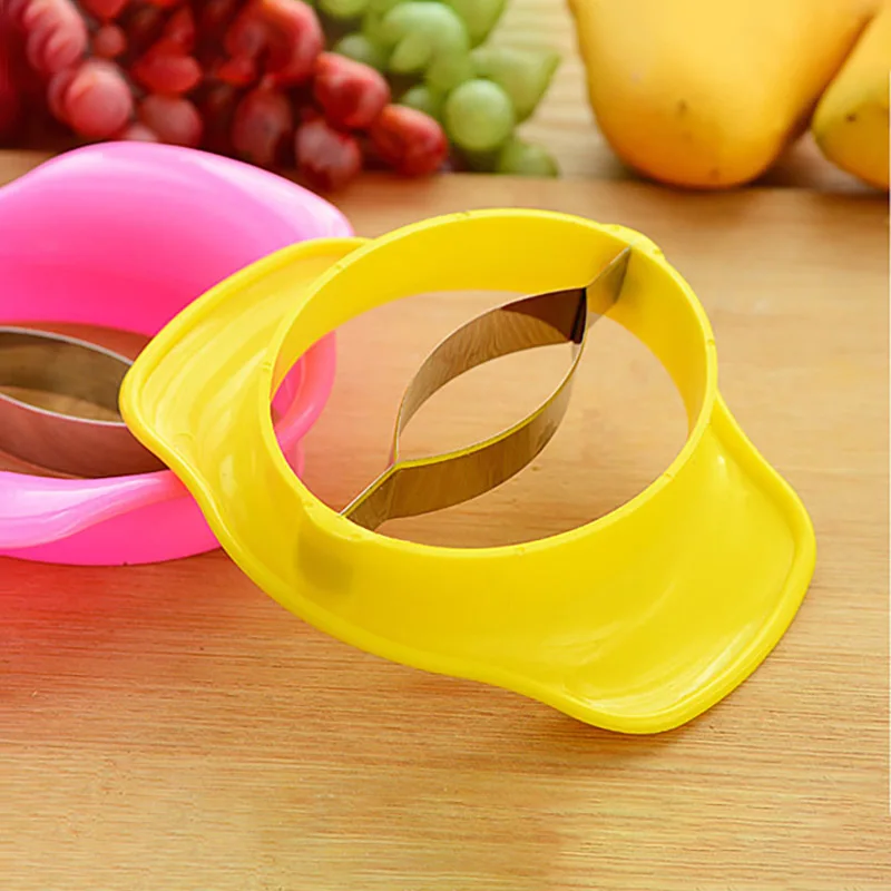 

1pc Stainless Steel Mango Cut Creative Kitchen Mango Splitter Fruit Kitchen Gadget Accessories Peach Slicer Cutter