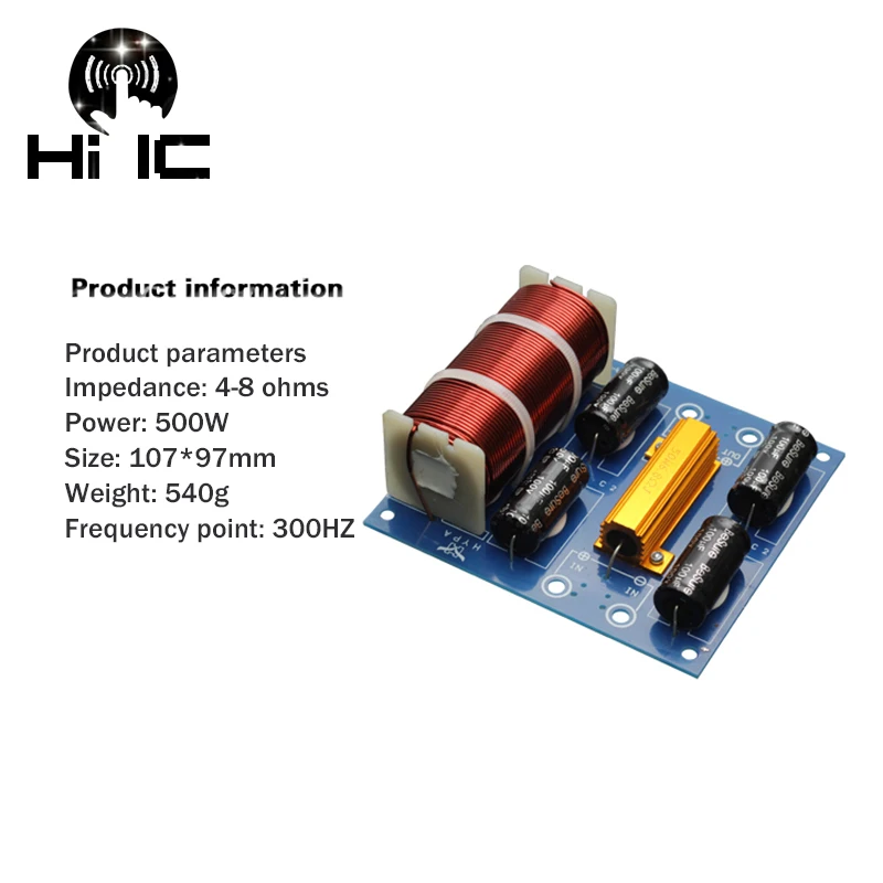 1PCS Pure Bass Subwoofer Audio Frequency Divider Professional