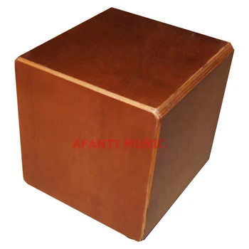 Afanti Music Sapeli Wood   Natural Cajon (KHG-225)