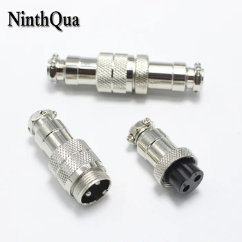 

5sets=10pcs 2 Pin 16mm Male & Female Butt Joint Connector Kit GX16 2P Socket + Plug RS765 Aviation Plug Interface