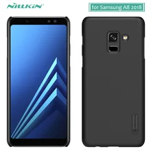 Для samsung Galaxy A8 2018 чехол Nillkin жесткая Матовая защитная накладка на заднюю панель из поликарбоната чехол для samsung A8 2018 чехол для телефона + Экран протектор