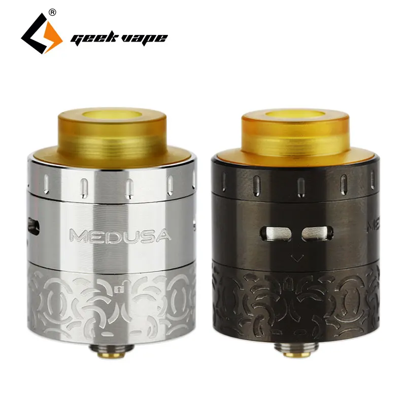 

Original GeekVape Medusa RDTA 3ml Rebuildable Dripper Atomizer Drip Fill Medusa Tank Electronic Cigarette RDTA and RDA Vaporizer