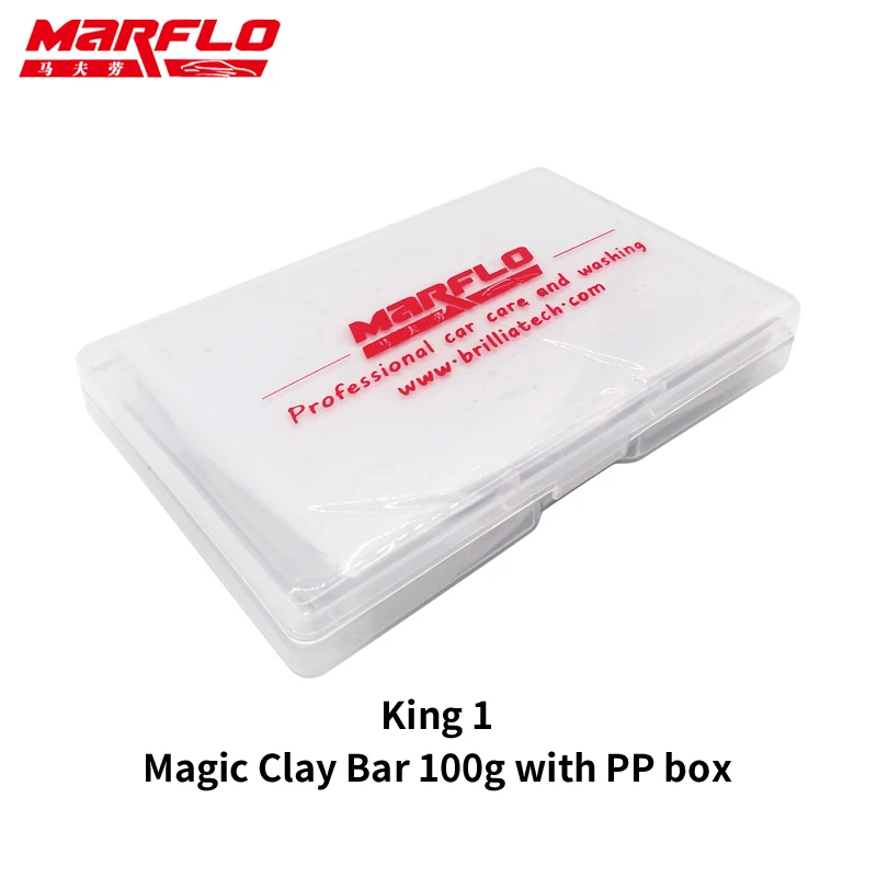  Tar Spot Remover Magic Clay Bar Fine Medium Heavy King Grade 100g with PP box Car Care Wash Wax App