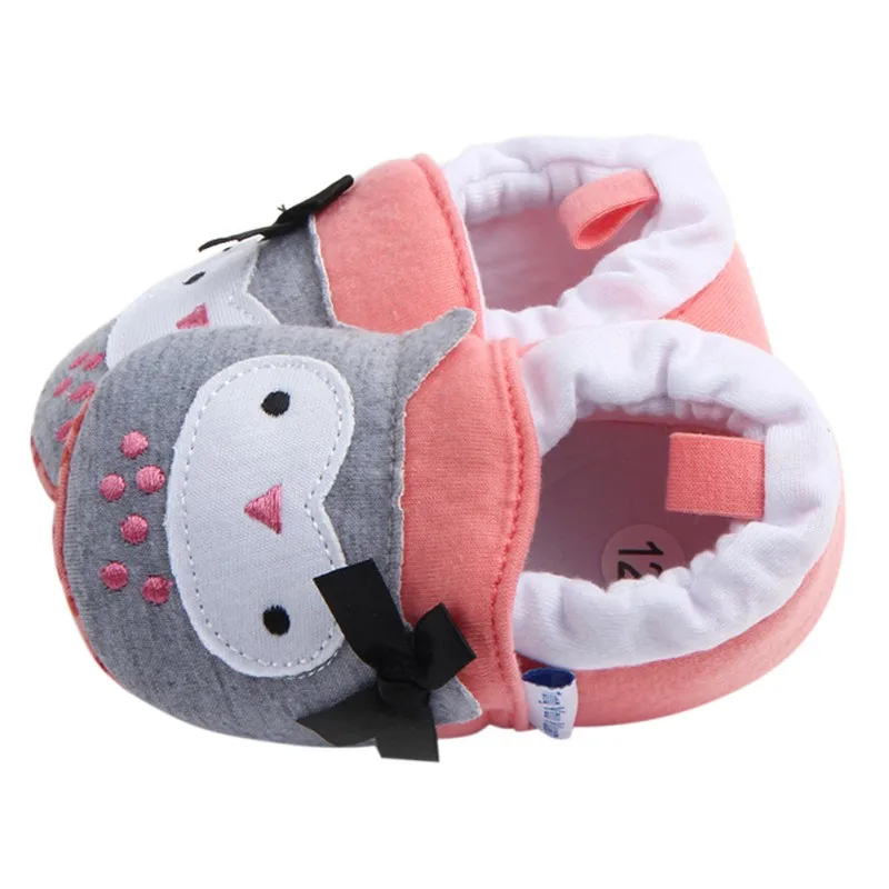 8 Styles Baby Shoes Infant Boys Girls Soft Cotton Anti Slip Moccasins Toddler Cartoon First Walkers for 3-11 Months