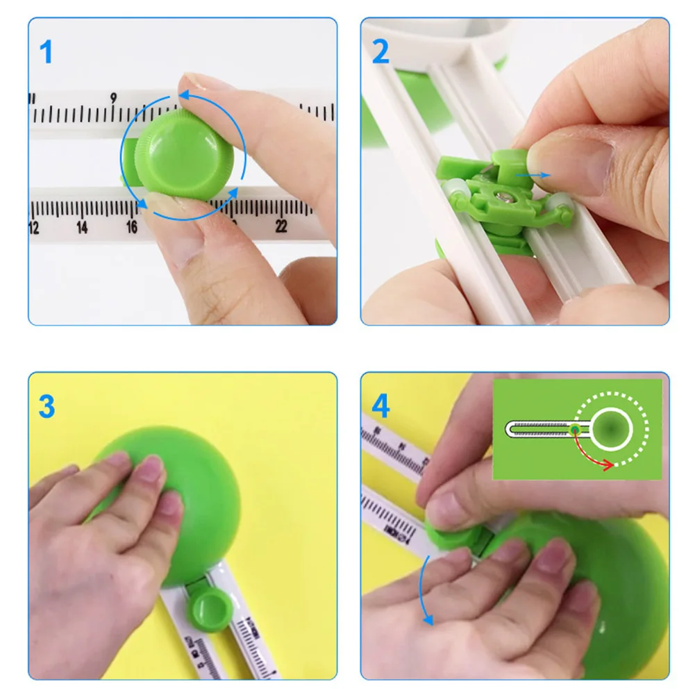 Круглый резак карты делая фотографии лоскутное DIY роторный бумажный нож