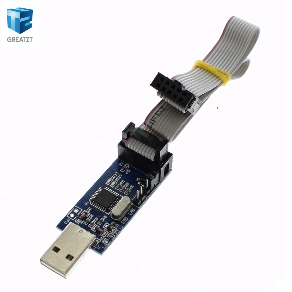 

1LOT New USBASP USBISP AVR Programmer USB ATMEGA8 ATMEGA128 Support Win7 64K