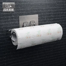Multifunction Magic Flexible Wall Sticker Kitchen Paper Foil Industrial Roll Holder Rock Toilet Paper Holder Houseware